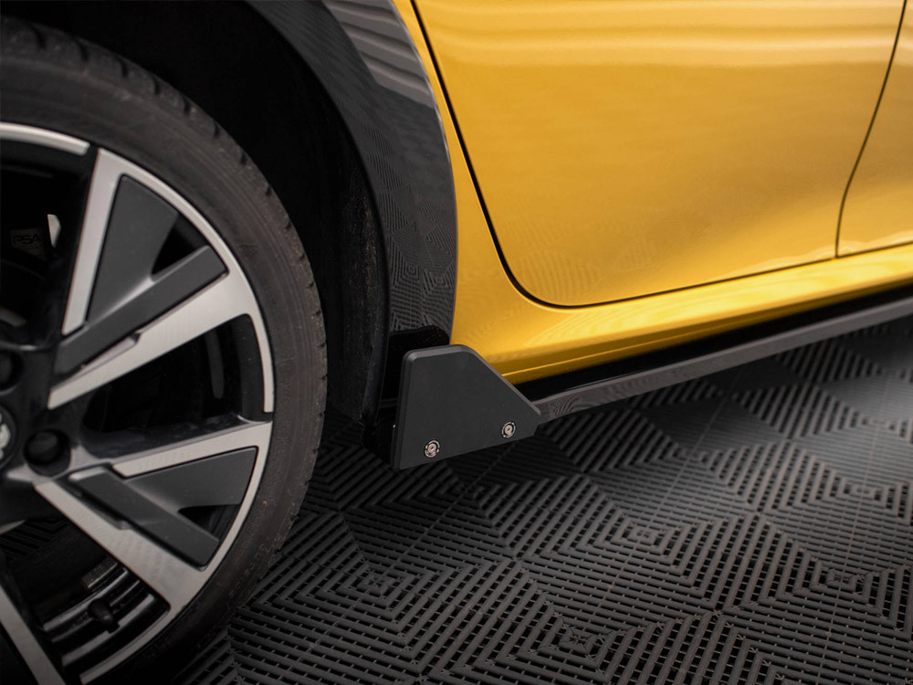 Maxton Side Skirt Diffusers + Flaps Peugeot 208 GT Mk2
