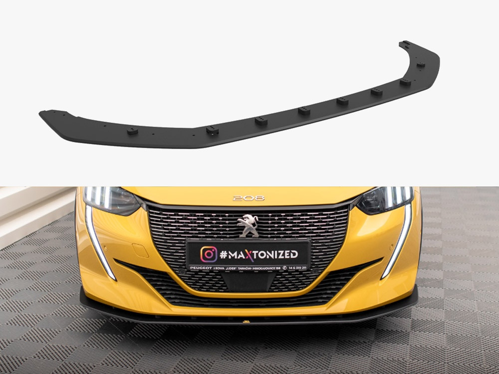 Maxton Street PRO Front Splitter Peugeot 208 GT Mk2