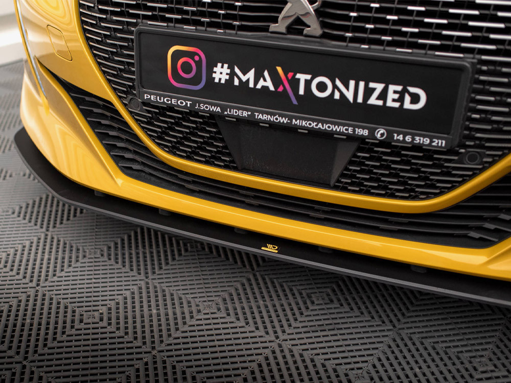 Maxton Street PRO Front Splitter Peugeot 208 GT Mk2