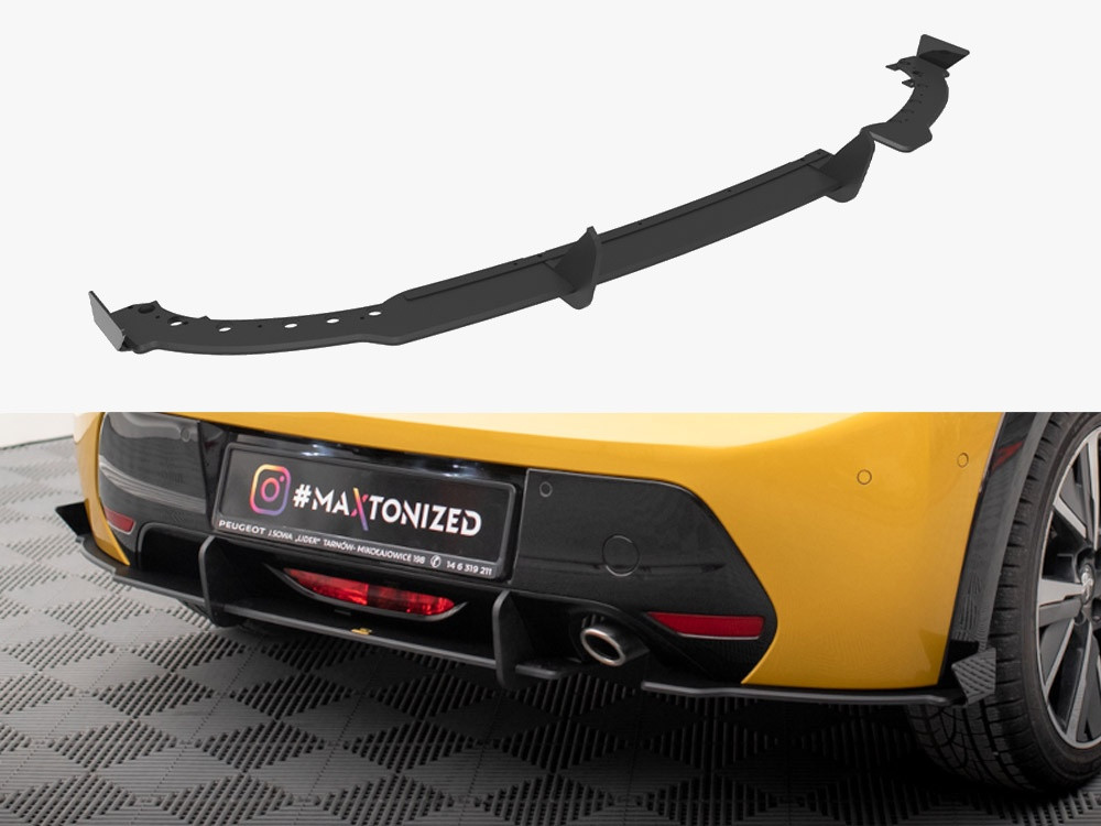 Maxton Street PRO Rear Valance + Flaps Peugeot 208 GT Mk2
