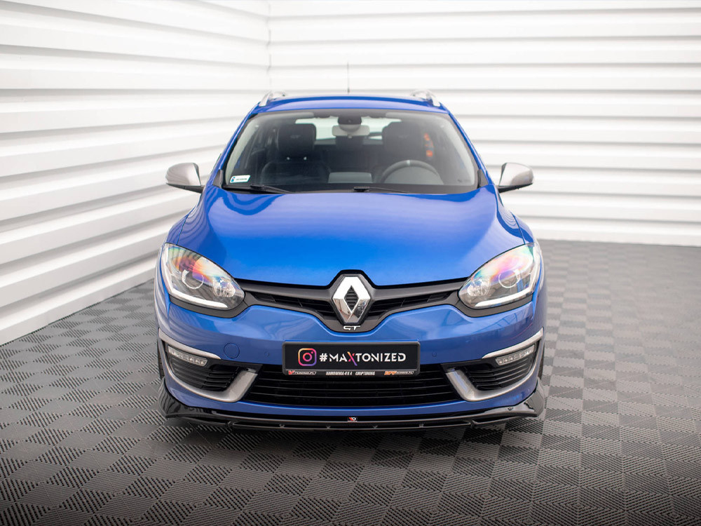 Maxton Front Splitter Renault Megane GT Line Grandtour Mk3 Facelift