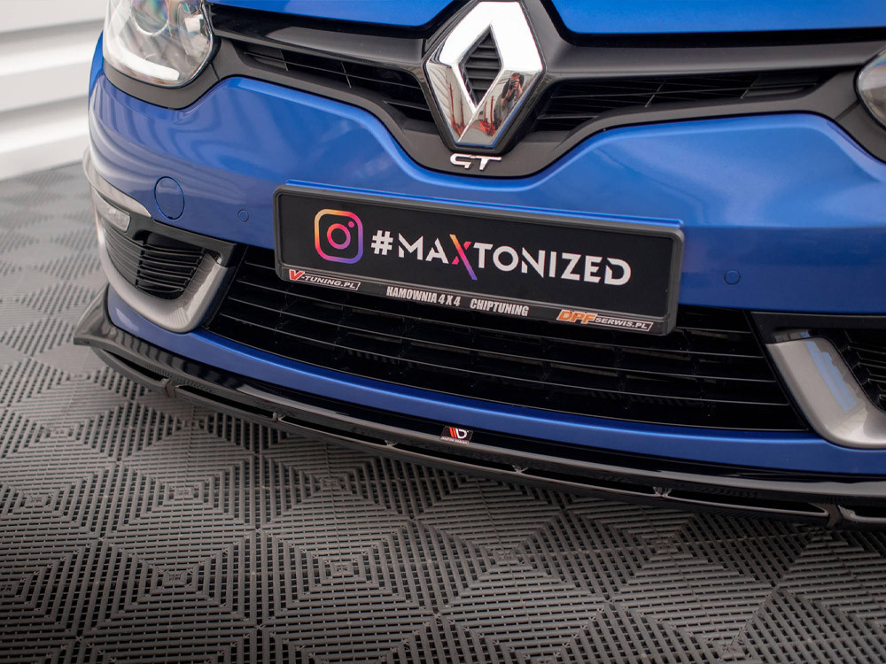Maxton Front Splitter Renault Megane GT Line Grandtour Mk3 Facelift