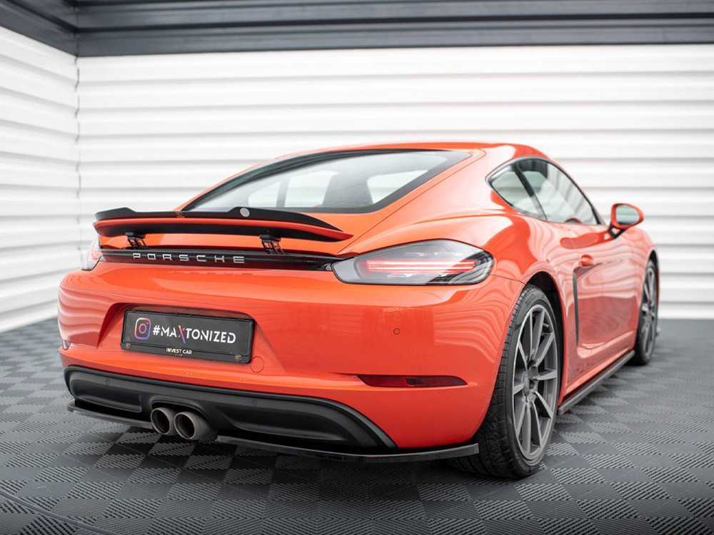 Maxton Rear Side Splitters Porsche 718 Cayman 982c