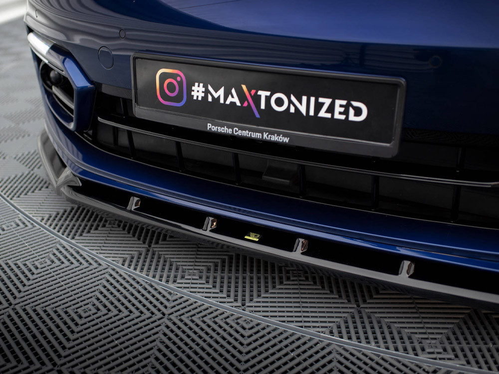 Maxton Front Splitter V.2 Porsche Panamera E-Hybrid 971 Facelift Maxton Front Splitter V.2 Porsche Panamera E-Hybrid 971 Facelift