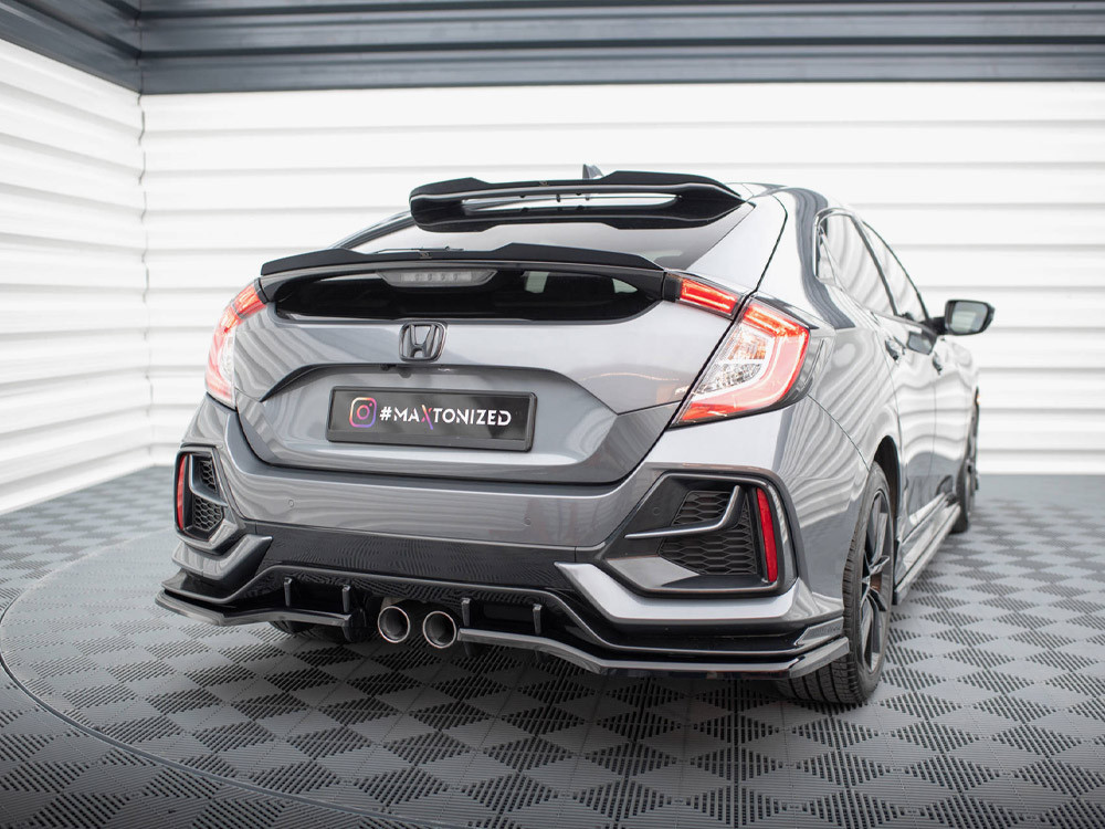 Maxton Rear Splitter V.1 (Vertical Bars) Honda Civic Sport Mk10 Facelift