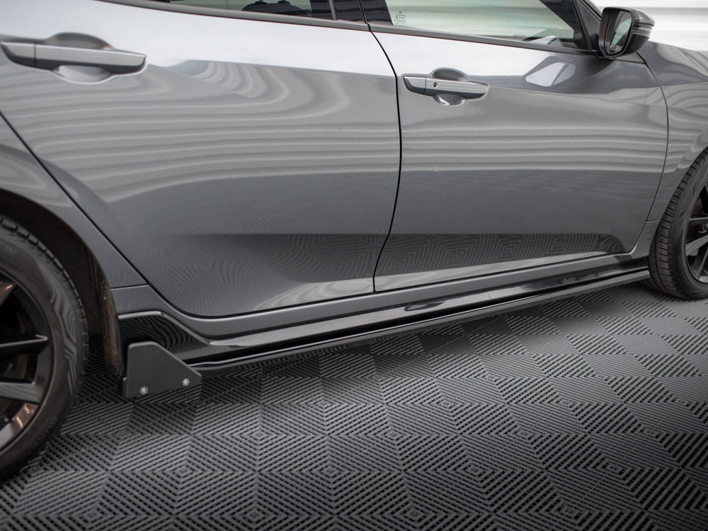 Maxton Side Skirts Diffusers + Flaps Honda Civic Sport Mk 10