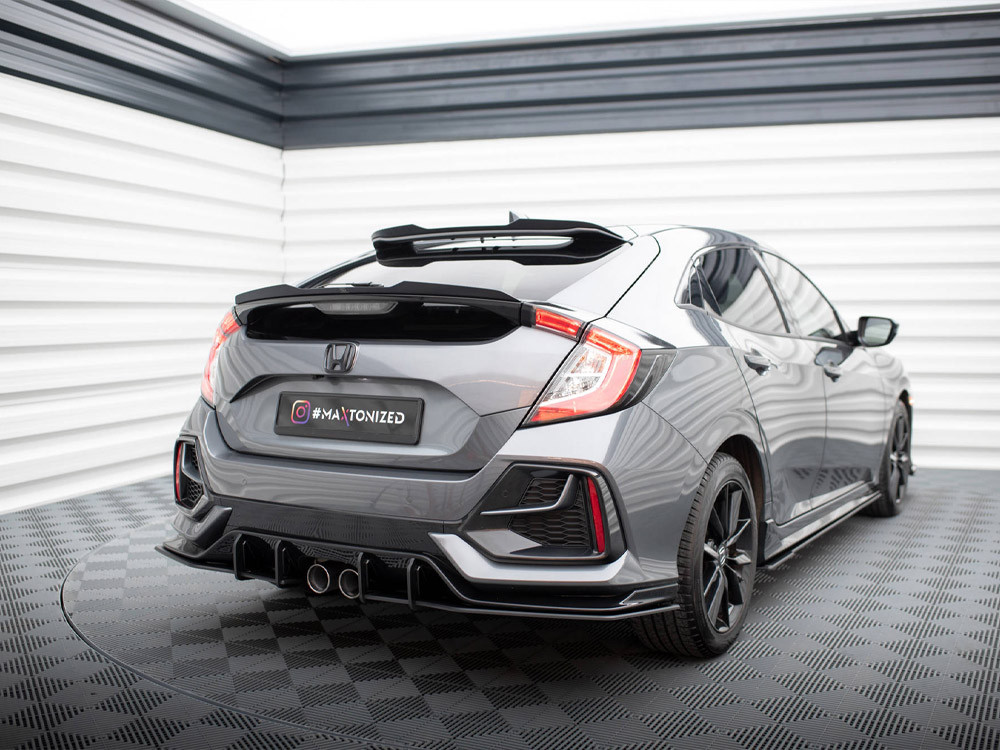 Maxton Street PRO Rear Side Splitters V.1 Honda Civic Sport Mk10 Facelift