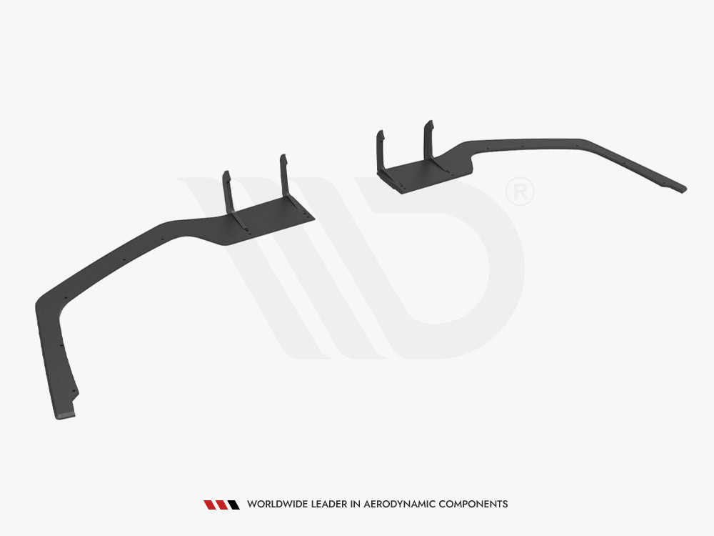 Maxton Street PRO Rear Side Splitters V.1 Honda Civic Sport Mk10 Facelift