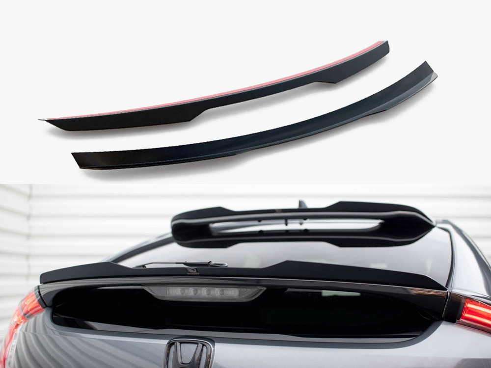Maxton Lower Spoiler CAP Honda Civic Sport Mk 10