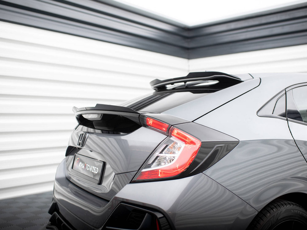 Maxton Lower Spoiler CAP Honda Civic Sport Mk 10