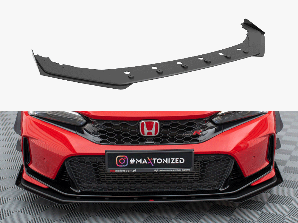 Maxton Street PRO Front Splitter + Flaps Honda Civic Type-R Mk 11