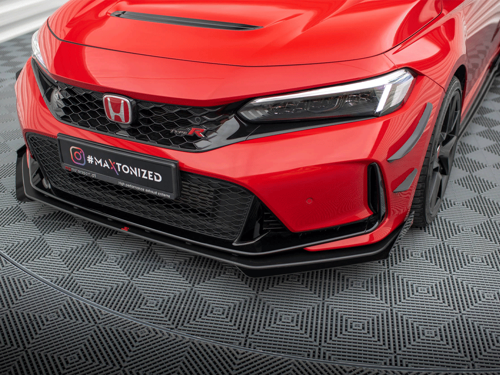 Maxton Street PRO Front Splitter + Flaps Honda Civic Type-R Mk 11