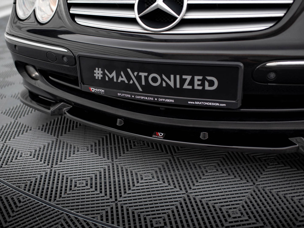 Maxton Front Splitter V.2 Mercedes CLK W209