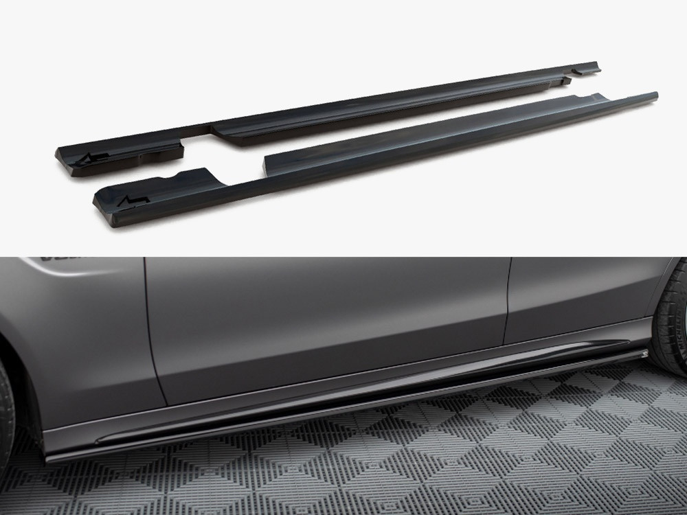 Maxton Side Skirts Diffusers Mercedes-AMG C63 Sedan / Estate W205 Facelift