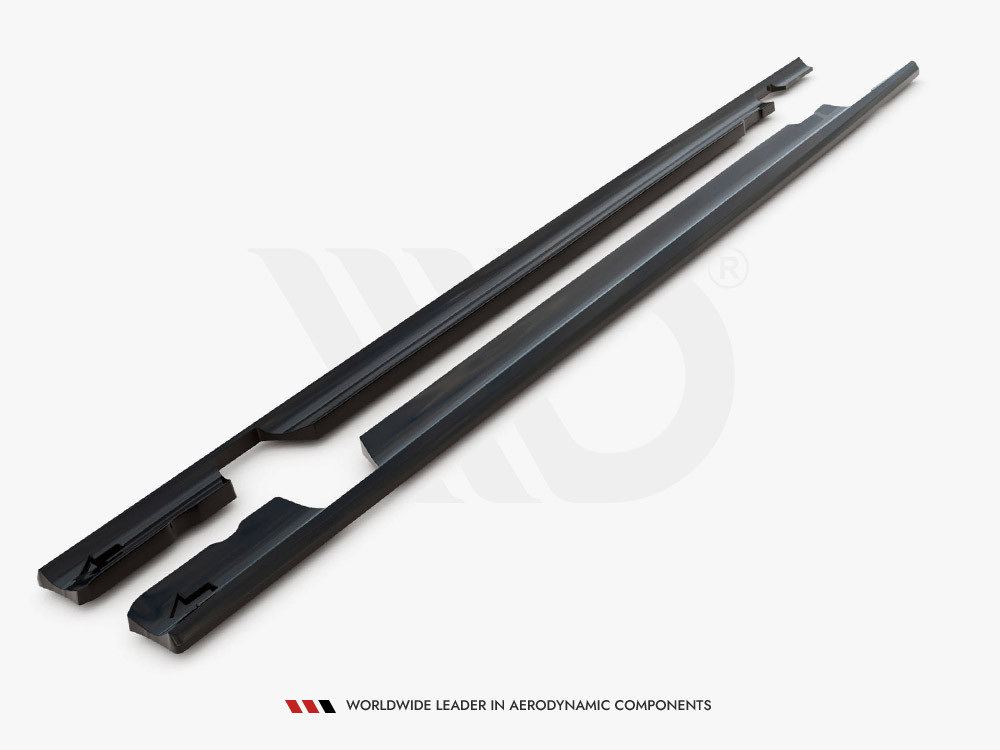 Maxton Side Skirts Diffusers Mercedes-AMG C63 Sedan / Estate W205 Facelift