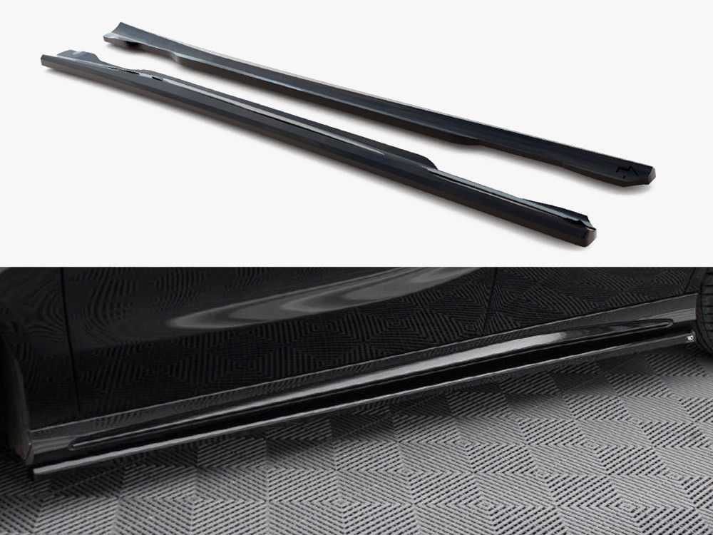 Maxton Side Skirts Diffusers Mercedes-Benz A AMG-Line W176 Facelift