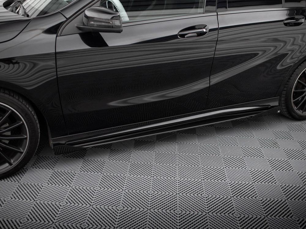 Maxton Street PRO Side Skirts Diffusers + Flaps Mercedes-Benz A AMG-Line W176 Facelift Maxton Street PRO Side Skirts Diffusers + Flaps Mercedes-Benz A AMG-Line W176 Facelift