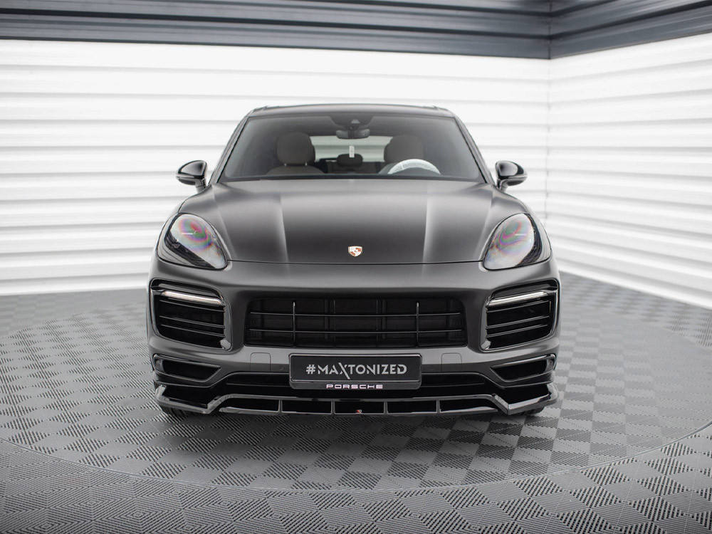 Maxton Front Splitter Porsche Cayenne Sport Design Mk3 Maxton Front Splitter Porsche Cayenne Sport Design Mk3