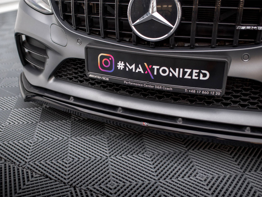 Maxton Front Splitter V.1 Mercedes-AMG C43 Coupe / Sedan / Estate C205 / W205 / S205 Facelift