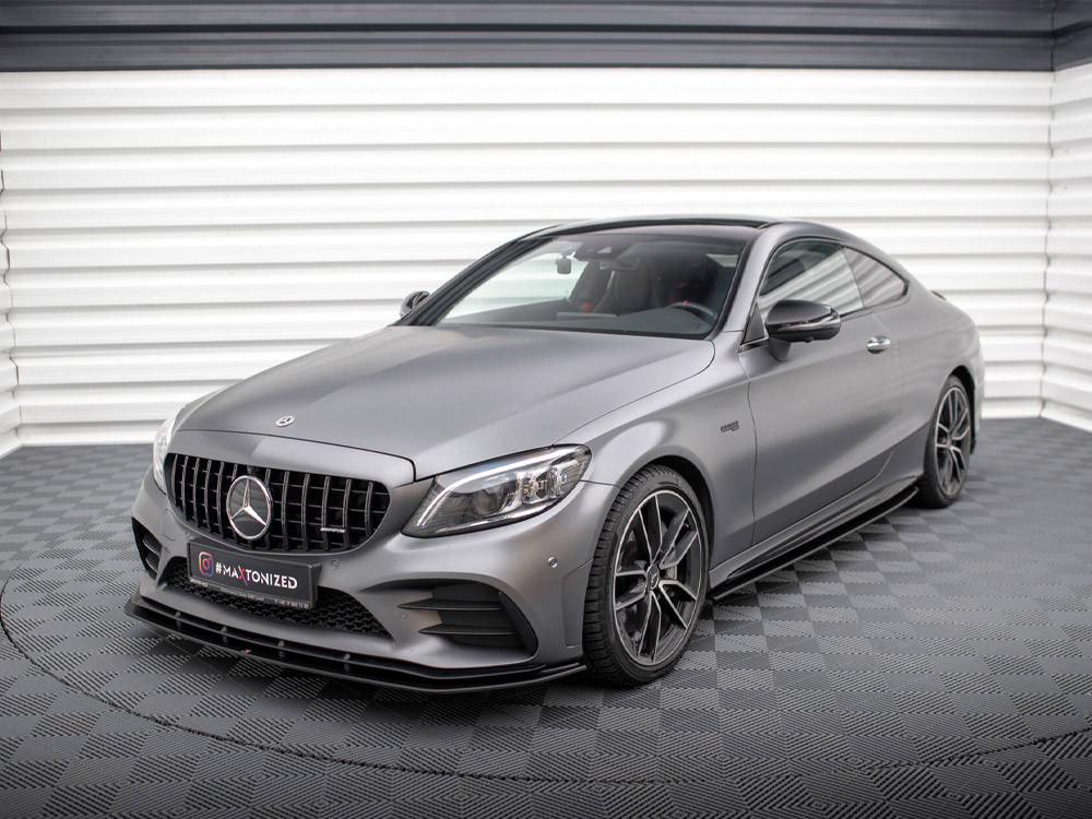 Maxton Street PRO Side Skirts Diffusers Mercedes-AMG C43 Coupe C205 Facelift