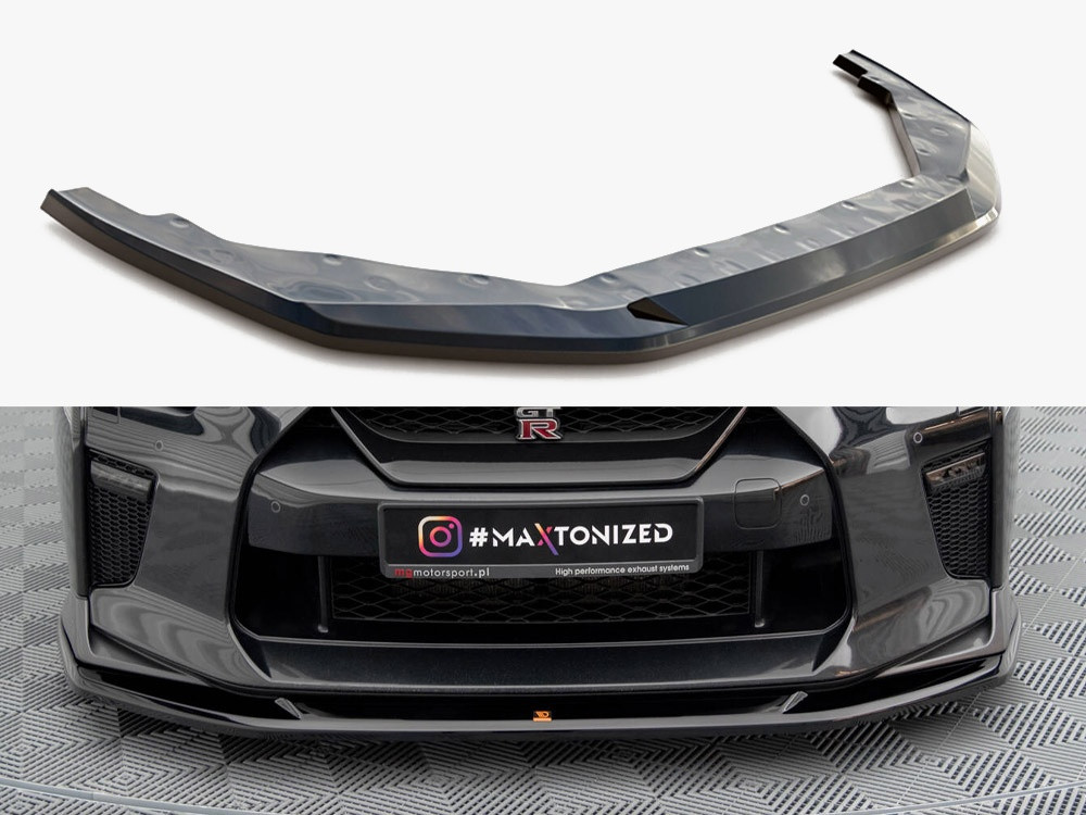 Maxton Front Splitter V.1 Nissan GTR R35 2nd Facelift