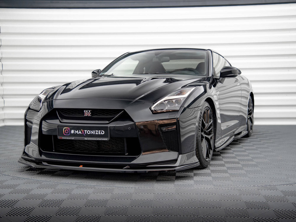 Maxton Front Splitter V.1 Nissan GTR R35 2nd Facelift