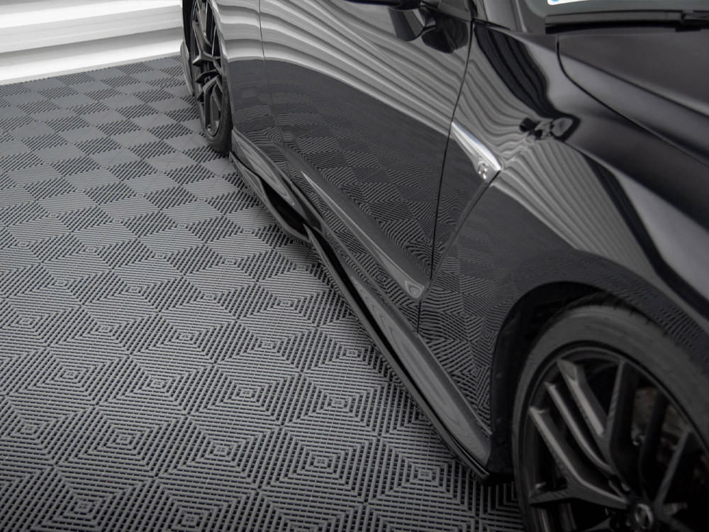Maxton Side Skirts Diffusers Nissan GTR R35 2nd Facelift