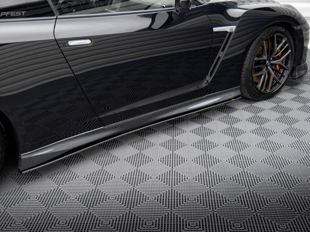 Maxton Street PRO Side Skirts Diffusers Nissan GTR R35 2nd Facelift