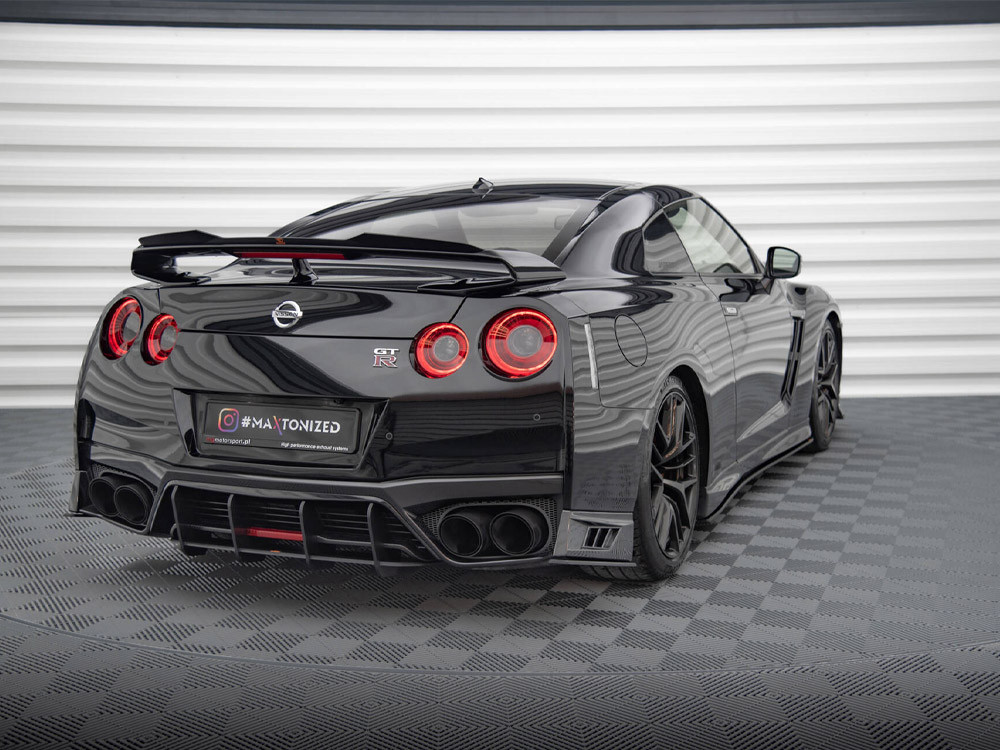 Maxton Street Pro Rear Side Splitters Nissan GTR R35 2nd Facelift