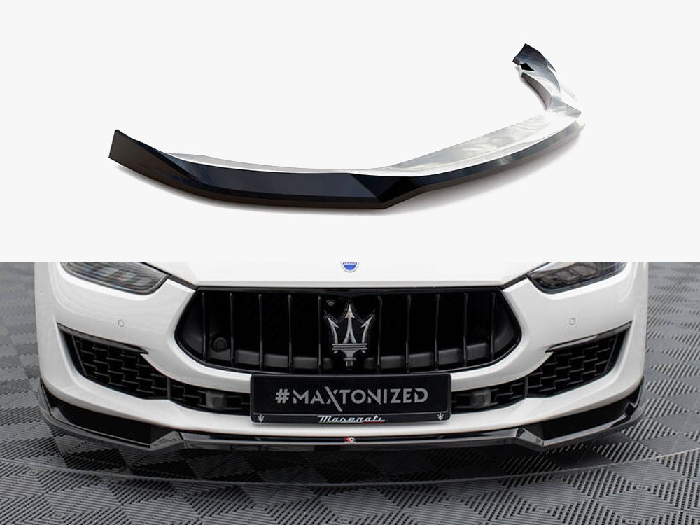 Maxton Front Splitter V.1 Maserati Ghibli Mk3 Facelift