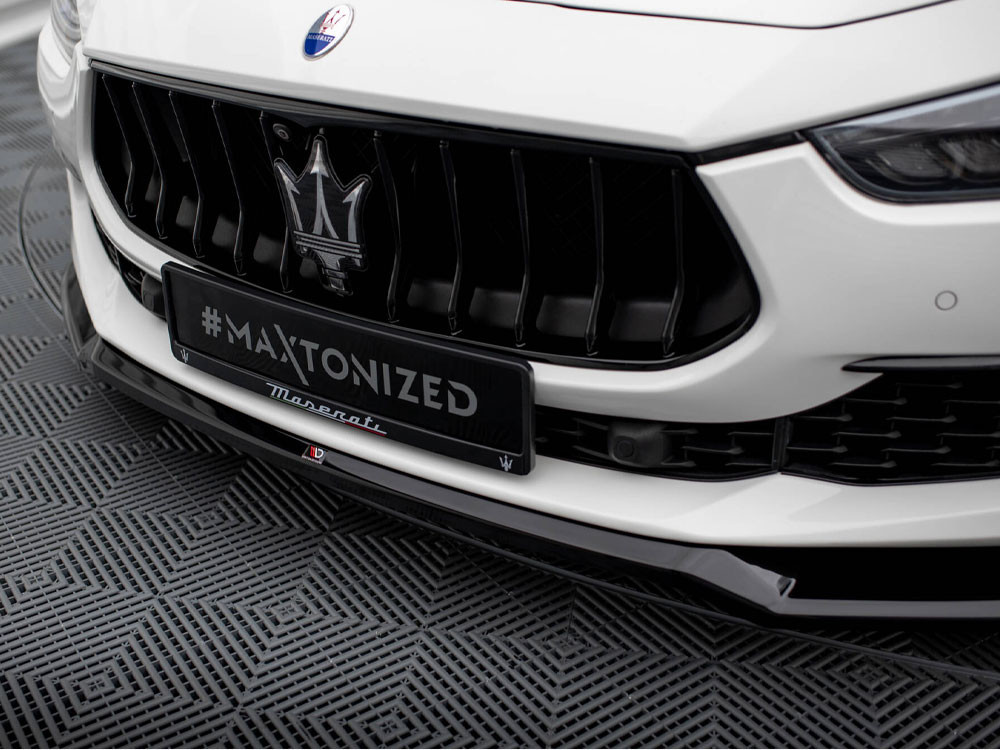 Maxton Front Splitter V.1 Maserati Ghibli Mk3 Facelift