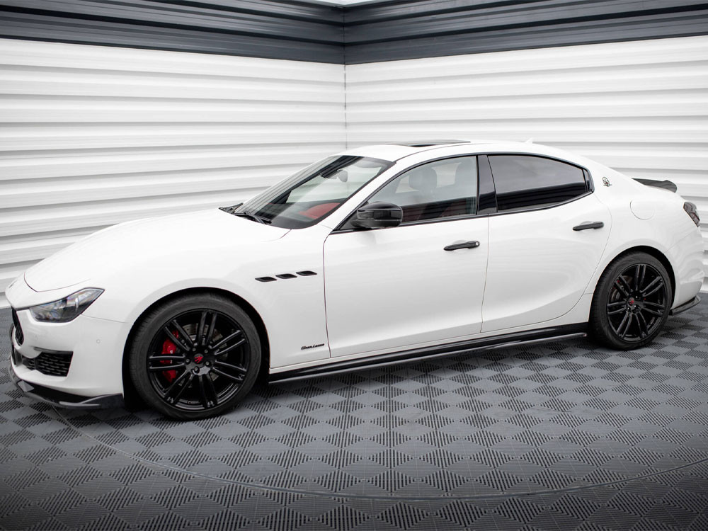 Maxton Side Skirts Diffusers Maserati Ghibli Mk3 Facelift
