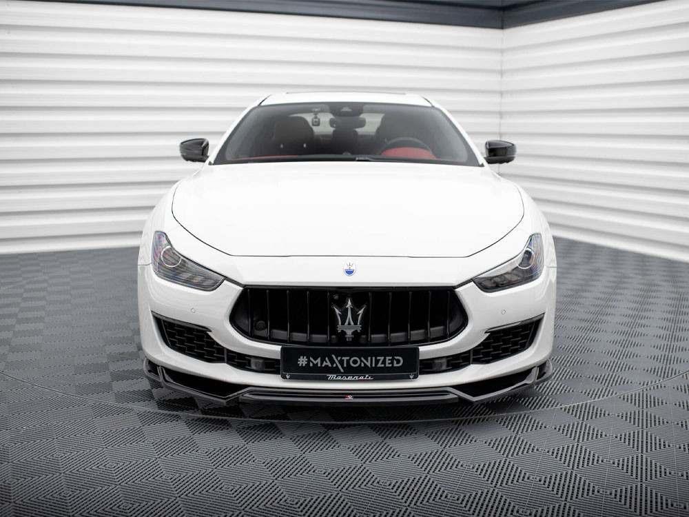 Maxton Front Splitter V.2 Maserati Ghibli Mk3 Facelift