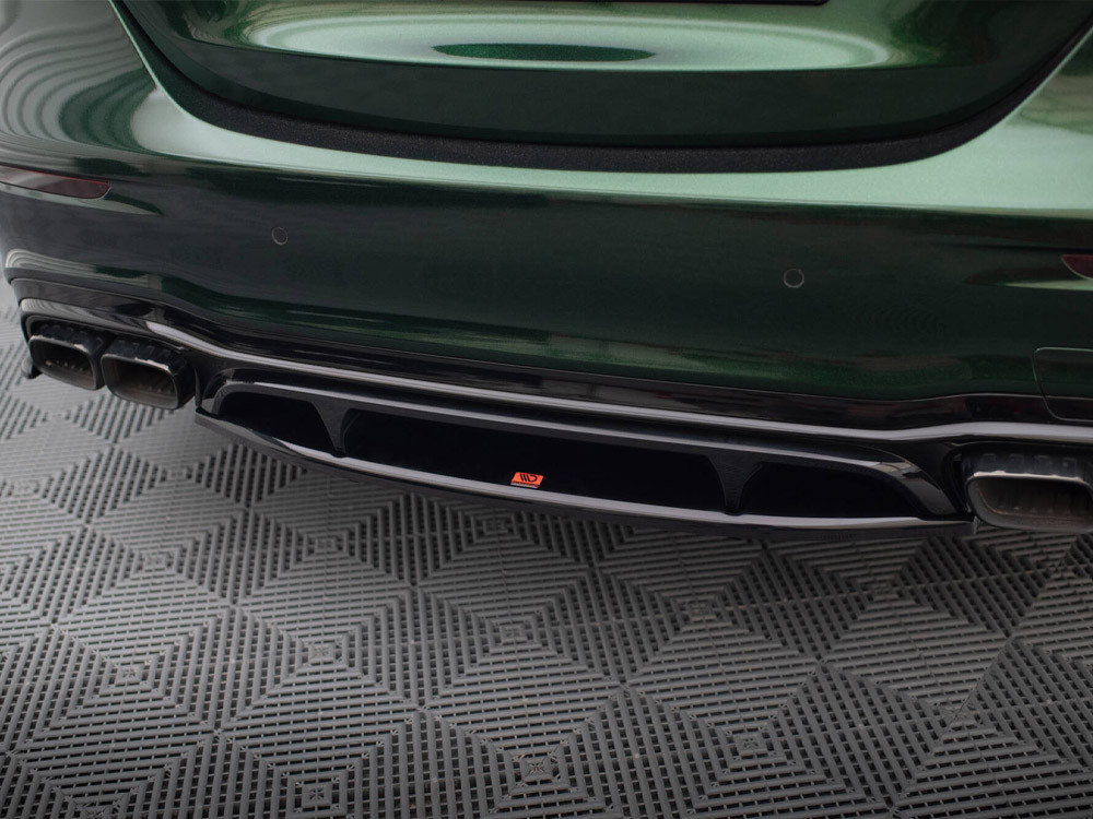 Maxton Central Rear Splitter (Vertical Bars) Mercedes-AMG E63 W213 Facelift
