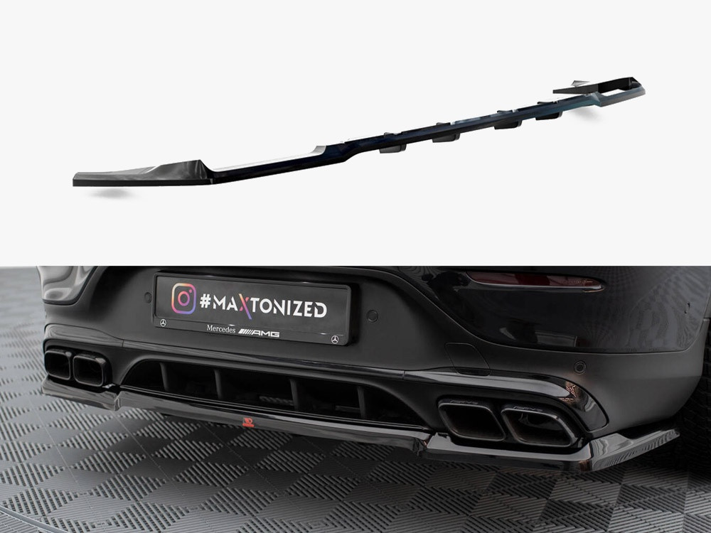 Maxton Rear Splitter (Vertical Bars) Mercedes-AMG GLC 63 Coupe C253 Facelift Maxton Rear Splitter (Vertical Bars) Mercedes-AMG GLC 63 Coupe C253 Facelift