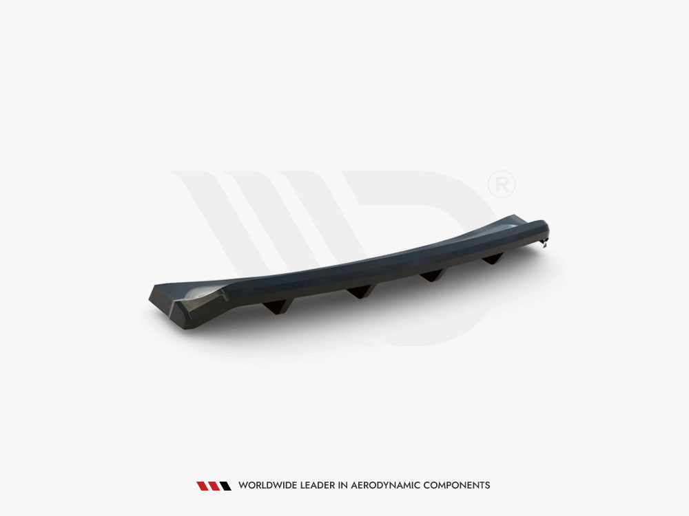 Maxton Central Rear Splitter (Vertical Bars) Ford Mondeo Sport Mk5 Facelift / Fusion Sport Mk2 Facelift