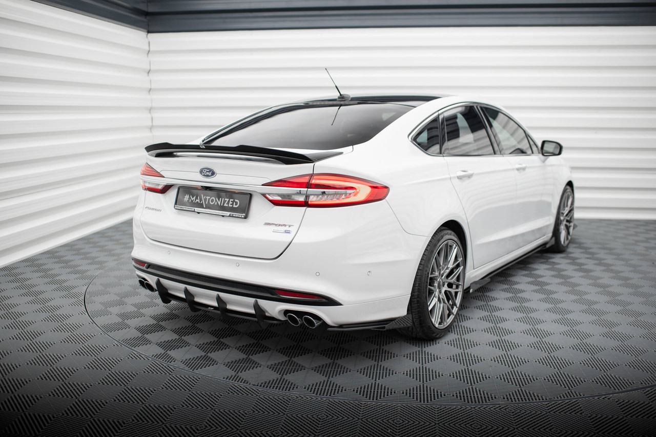 Maxton Street Pro Rear Side Splitters + Flaps Ford Mondeo Sport Mk5 Facelift / Fusion Sport Mk2 Facelift