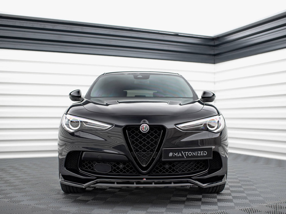 Maxton Front Splitter Alfa Romeo Stelvio Quadrifoglio Mk1