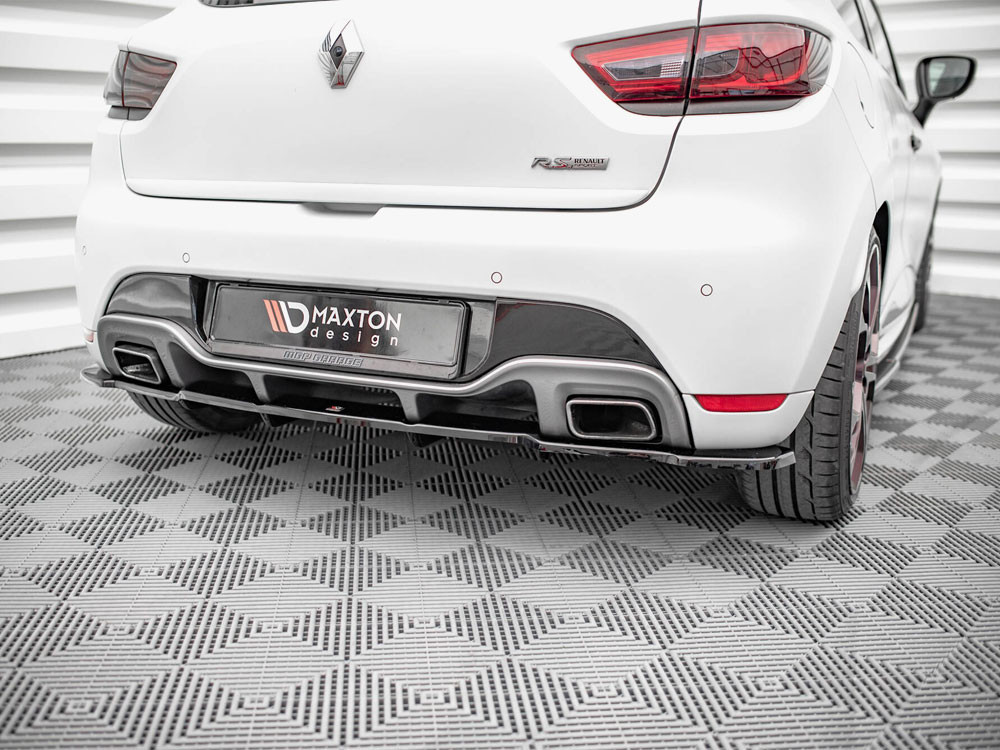 Maxton Rear Splitter (Vertical Bars) Renault Clio RS Mk4