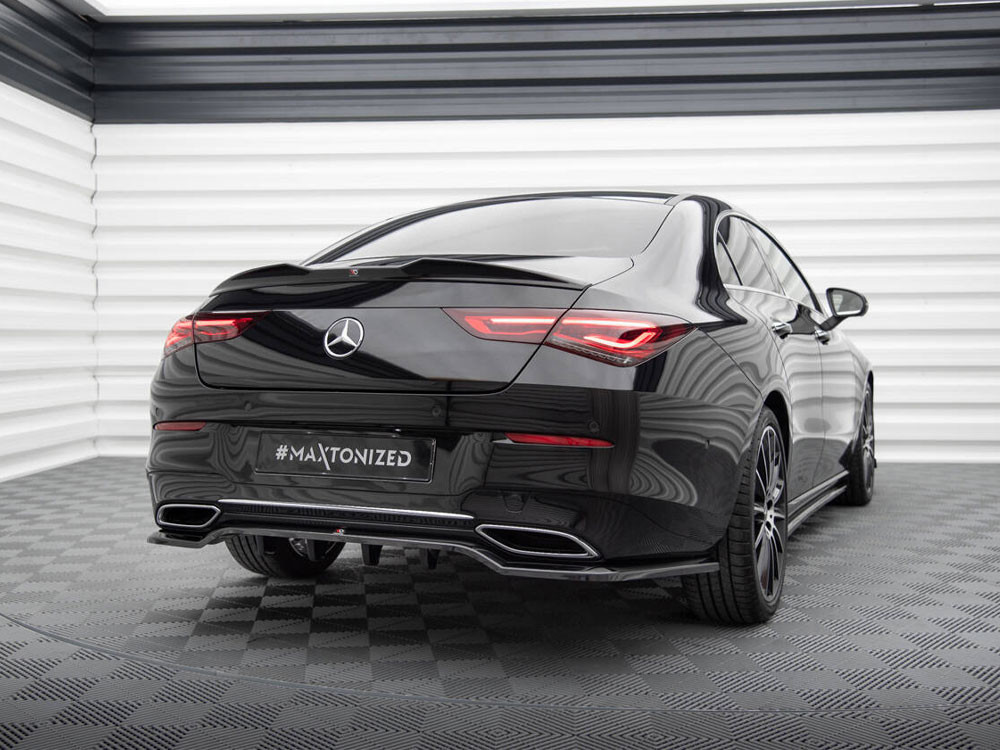 Maxton Rear Splitter (Vertical Bars) Mercedes-Benz CLA Coupe C118 Maxton Rear Splitter (Vertical Bars) Mercedes-Benz CLA Coupe C118