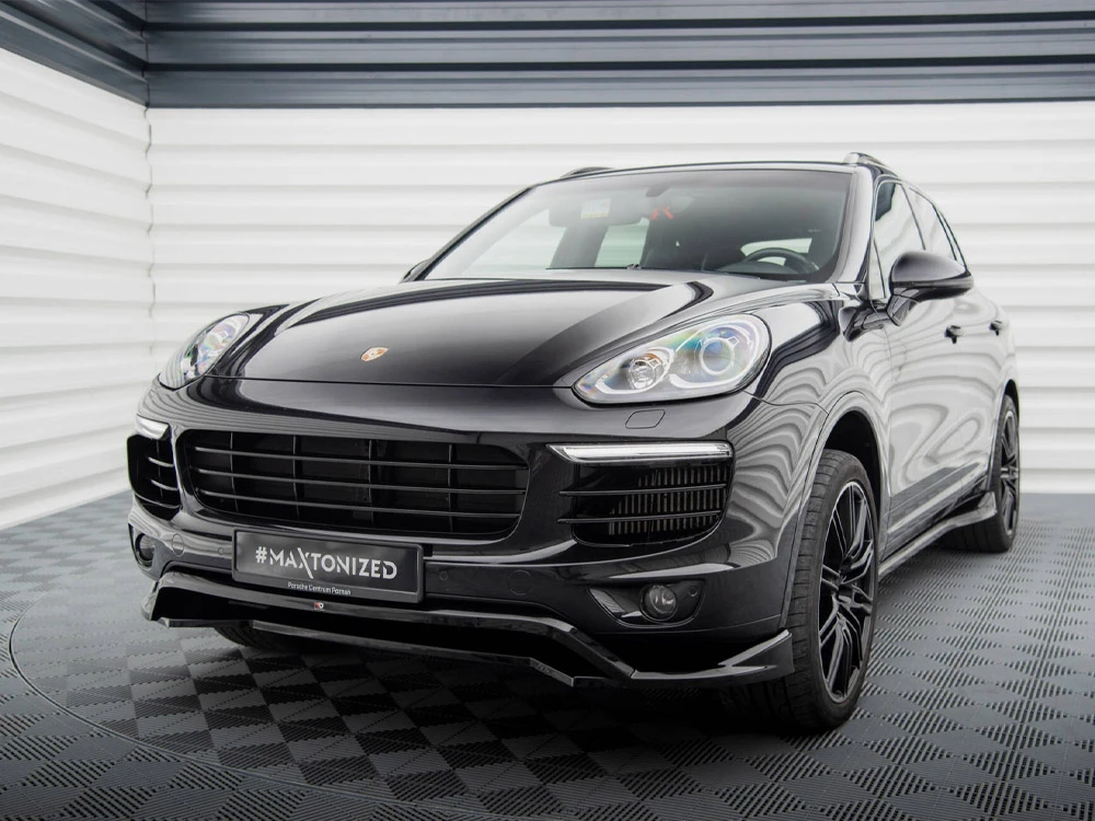 Maxton Front Splitter Porsche Cayenne Mk2 Facelift Maxton Front Splitter Porsche Cayenne Mk2 Facelift