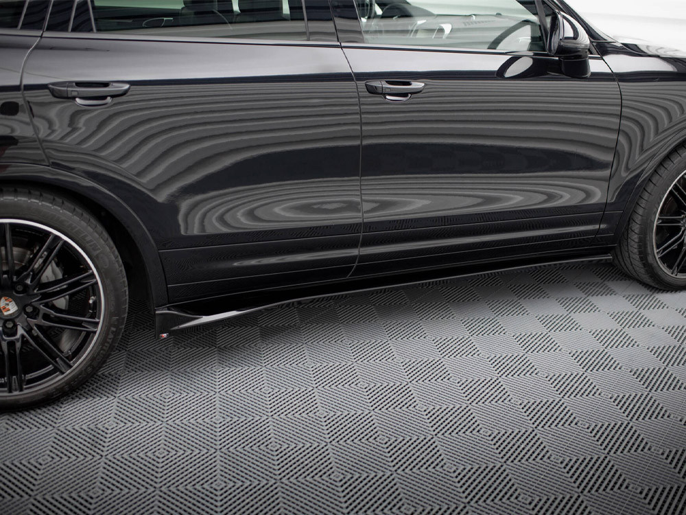 Maxton Side Skirts Diffusers Porsche Cayenne Mk2 Facelift