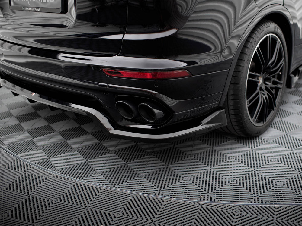 Maxton Rear Splitter (Vertical Bars) Porsche Cayenne Mk2 Facelift