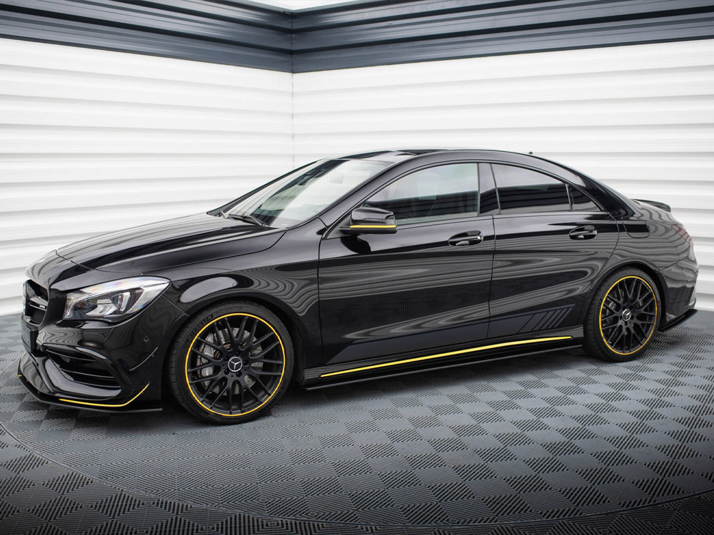 Maxton Street PRO Side Skirts Diffusers Mercedes-AMG CLA 45 C117 Facelift