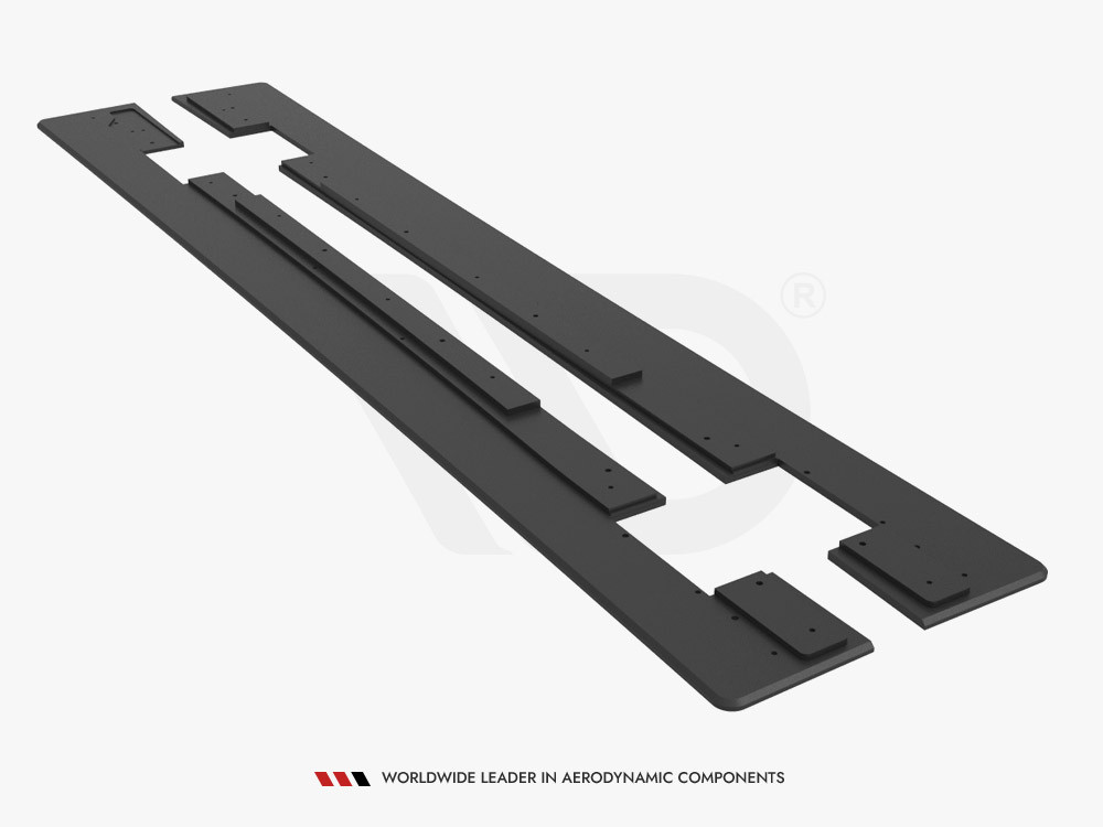 Maxton Street PRO Side Skirts Diffusers Mercedes-AMG CLA 45 C117 Facelift