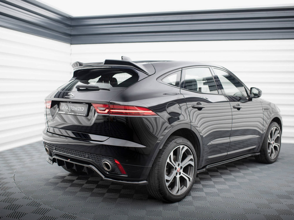 Maxton Central Rear Splitter (Vertical Bars) Jaguar E-Pace R-Dynamic Mk1 Maxton Central Rear Splitter (Vertical Bars) Jaguar E-Pace R-Dynamic Mk1