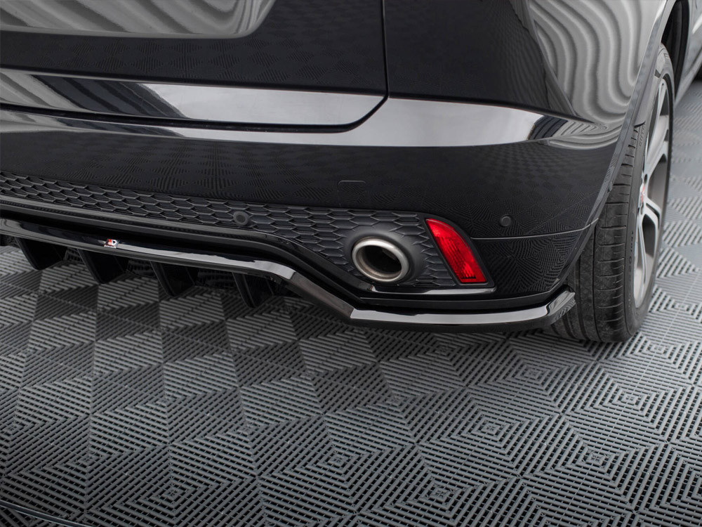 Maxton Central Rear Splitter (Vertical Bars) Jaguar E-Pace R-Dynamic Mk1 Maxton Central Rear Splitter (Vertical Bars) Jaguar E-Pace R-Dynamic Mk1