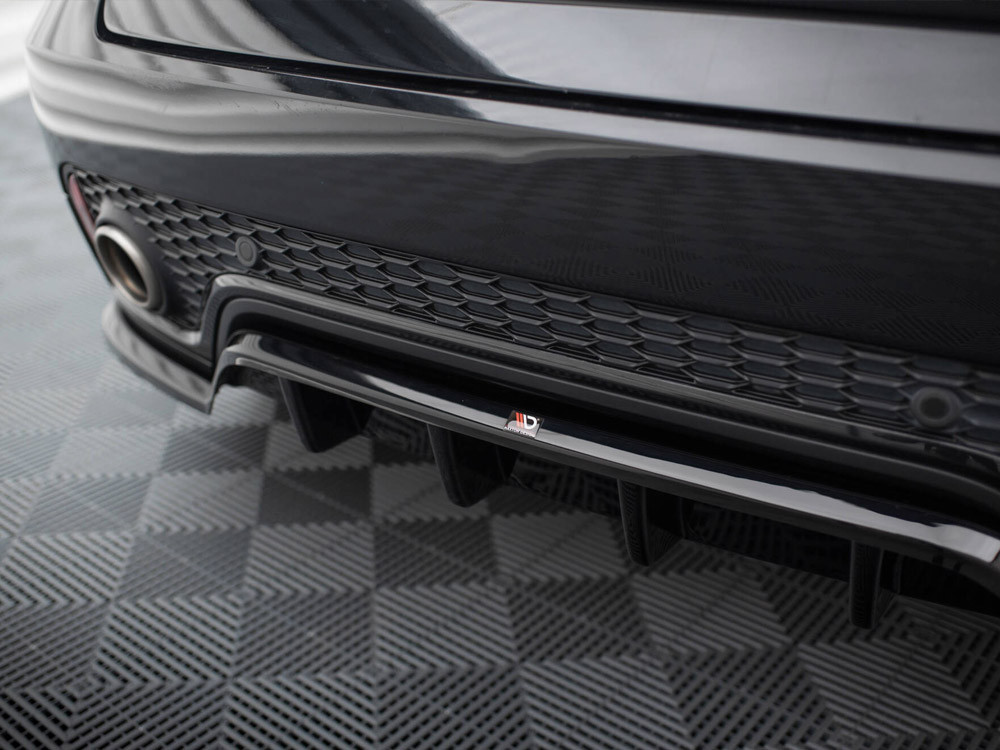 Maxton Central Rear Splitter (Vertical Bars) Jaguar E-Pace R-Dynamic Mk1 Maxton Central Rear Splitter (Vertical Bars) Jaguar E-Pace R-Dynamic Mk1