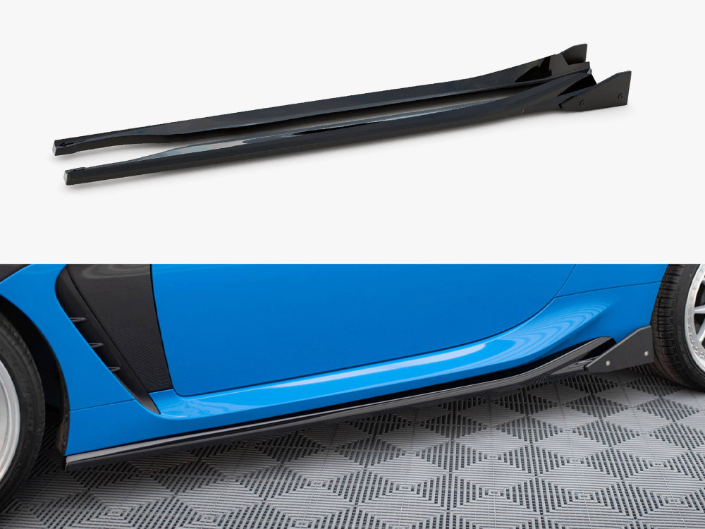Maxton Side Skirts Diffusers V.1 + Flaps Toyota GR86 Mk1 Maxton Side Skirts Diffusers V.1 + Flaps Toyota GR86 Mk1