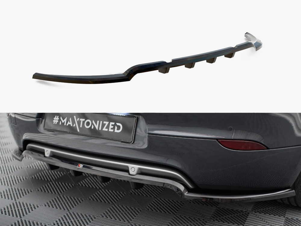 Maxton Rear Splitter (Vertical Bars) Renault Megane GT Mk3 Facelift